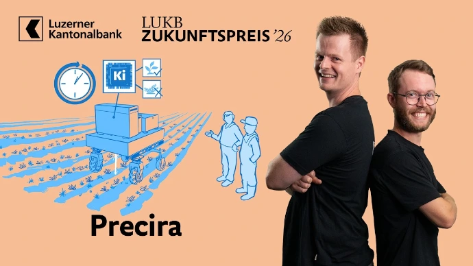 Precira im Final des LUKB Zukunftspreis